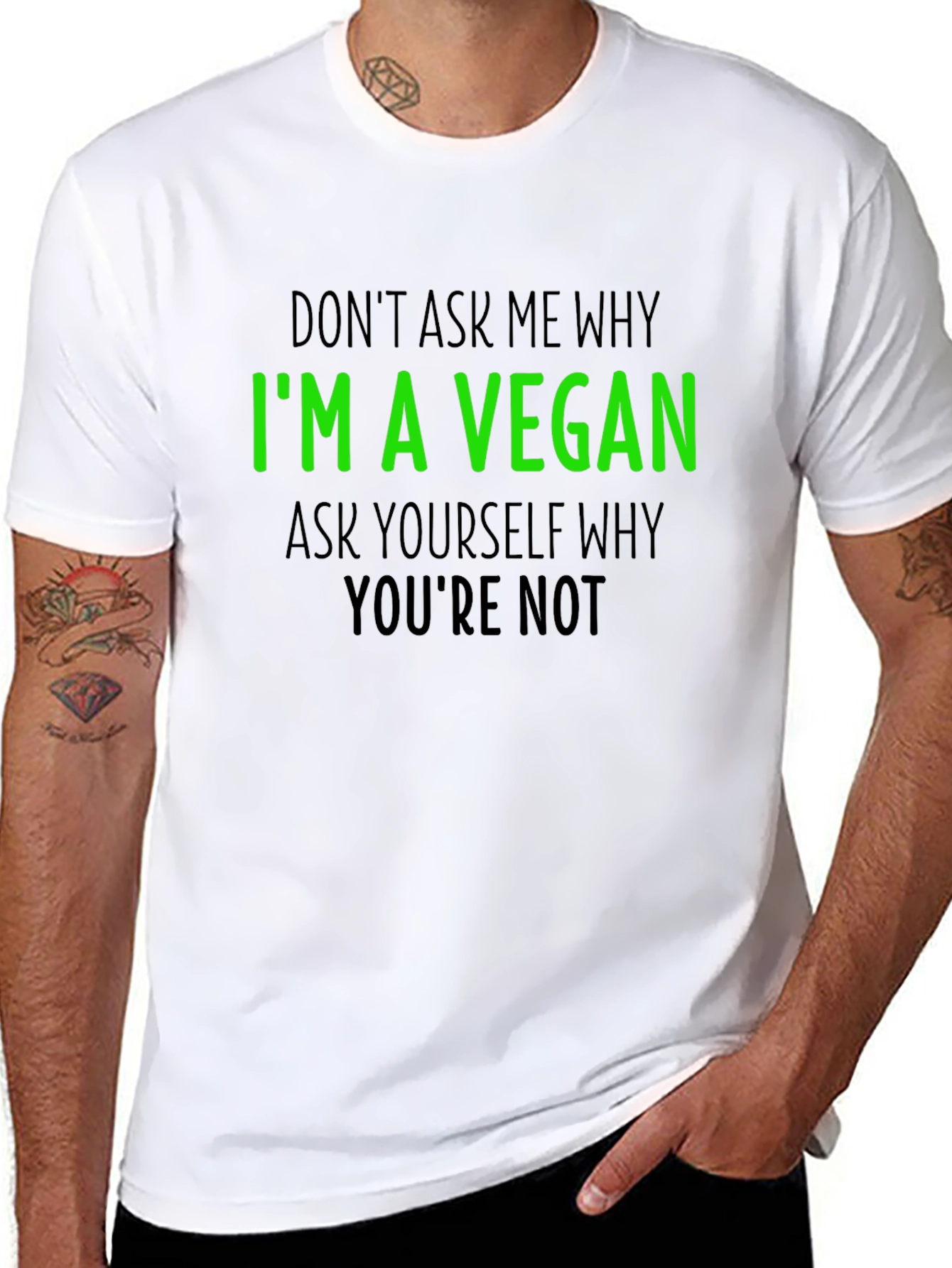 Vegan T-Shirt - Im a Vegan Why Youre Not