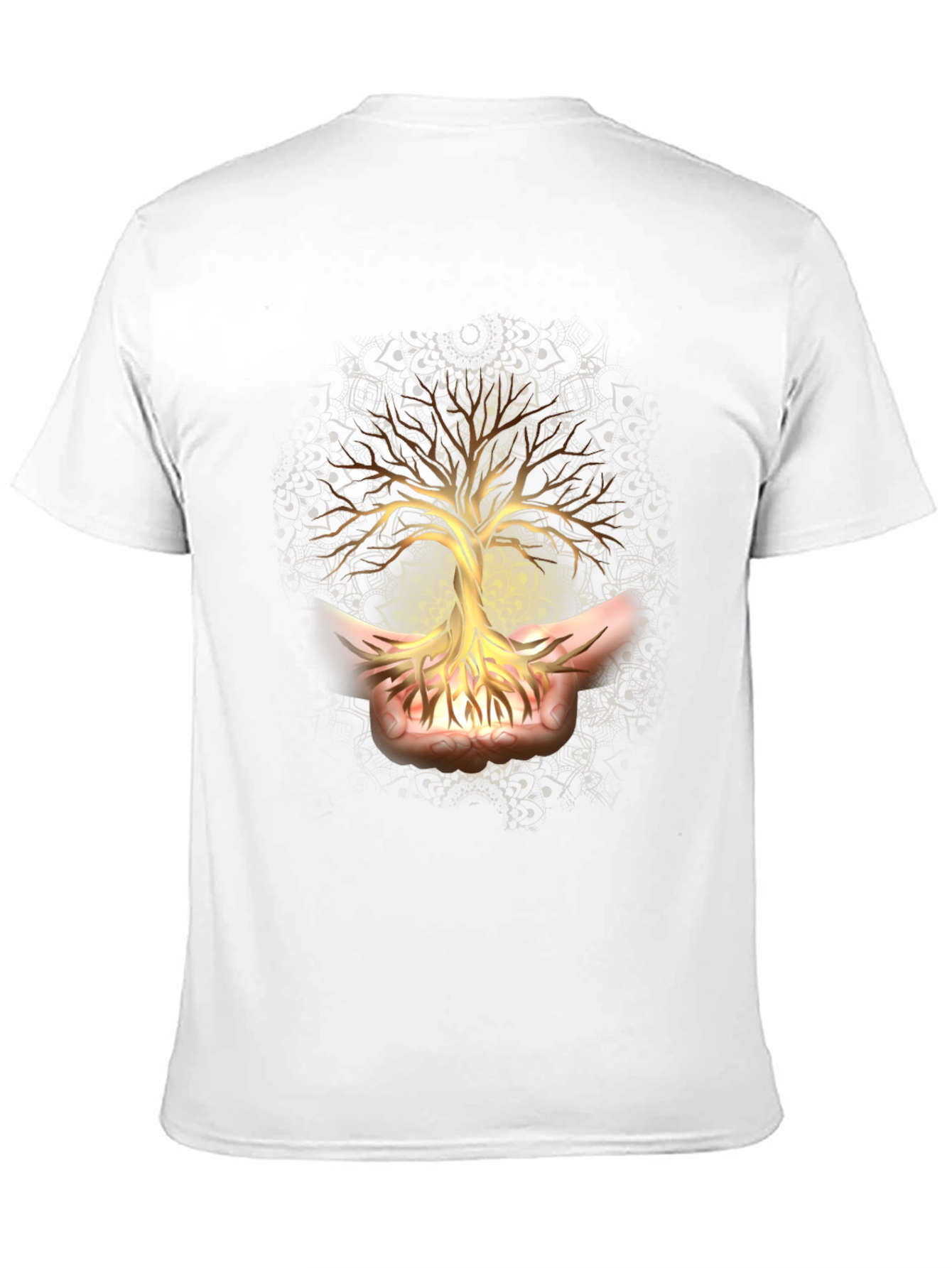 Tree of Life Graphic Tee - Black Cotton Shirt