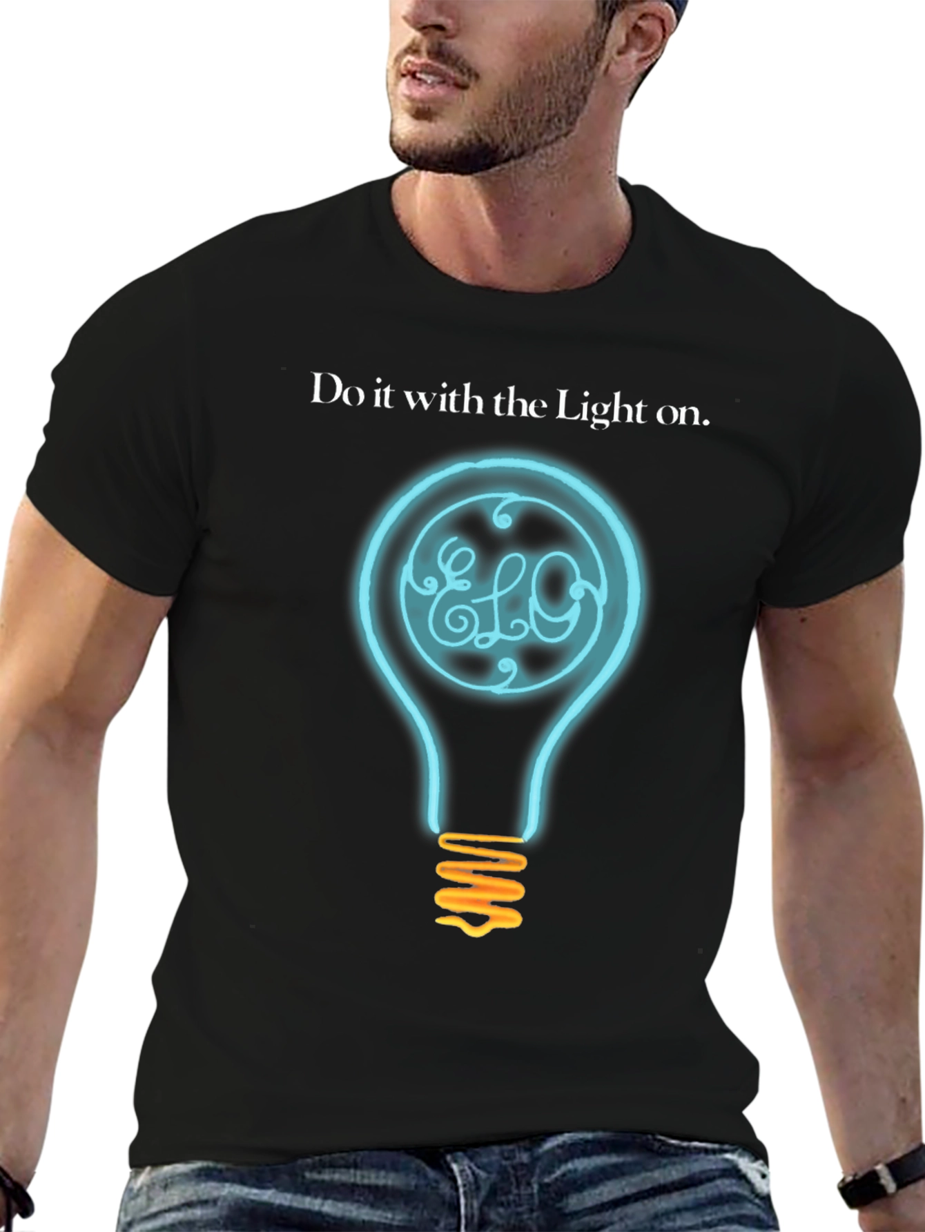 ELO Light Bulb Graphic T-Shirt