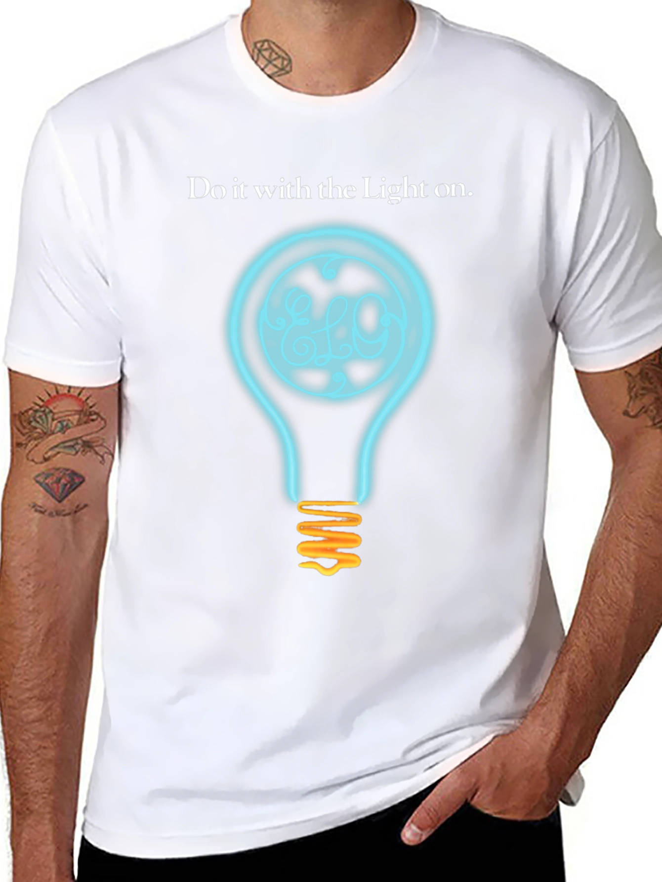 ELO Light Bulb Graphic T-Shirt