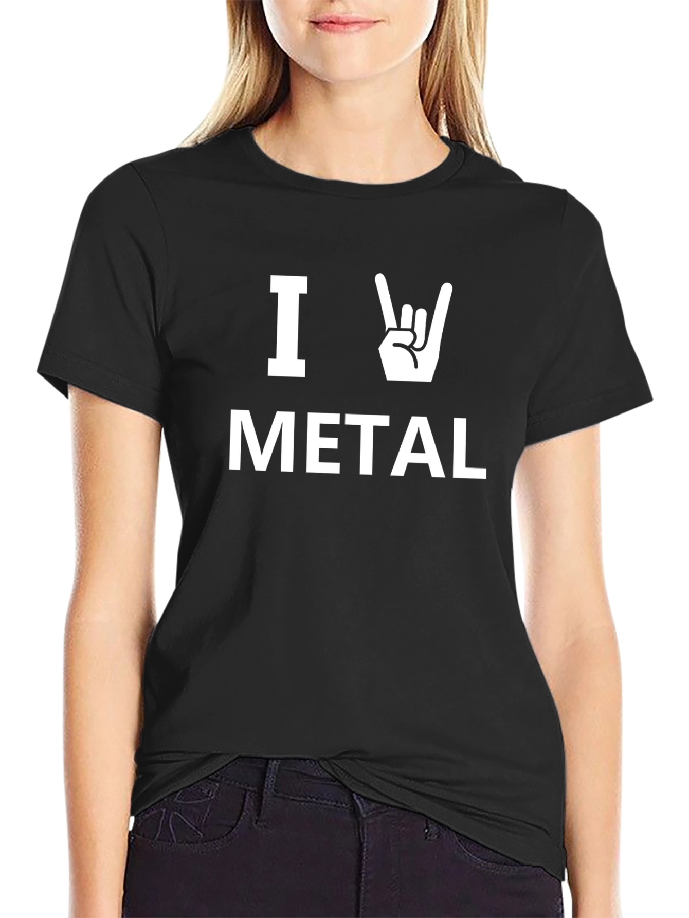 I Heart Metal Graphic Tee - Rock On!