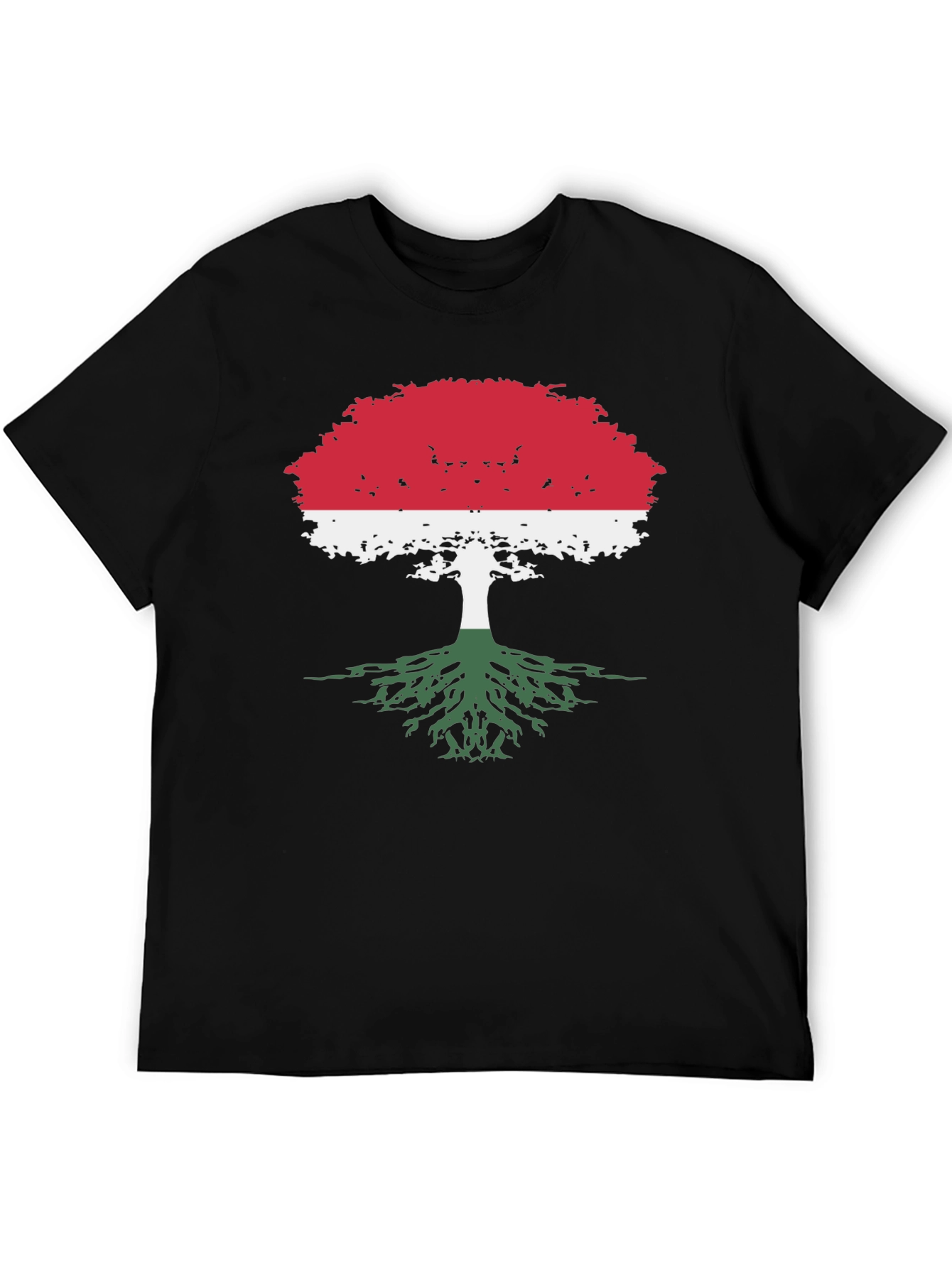 Hungary Flag Tree T-Shirt - Roots Pride