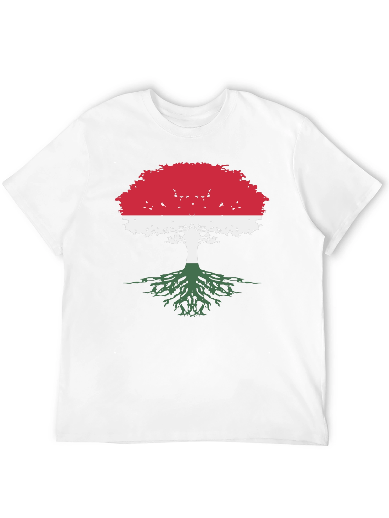 Hungary Flag Tree T-Shirt - Roots Pride