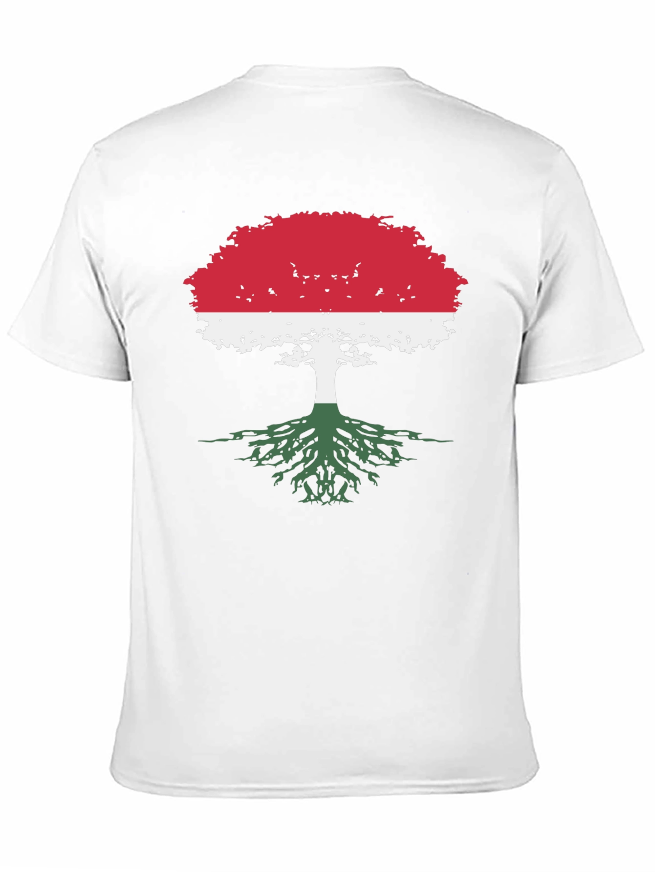 Hungary Flag Tree T-Shirt - Roots Pride