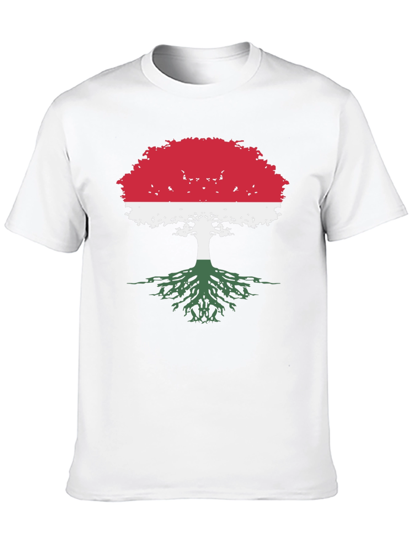 Hungary Flag Tree T-Shirt - Roots Pride