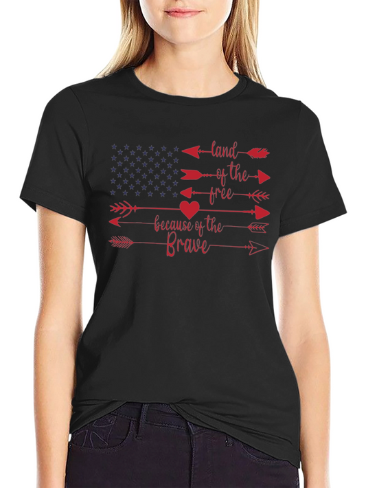 Patriotic Arrow Flag Graphic Tee