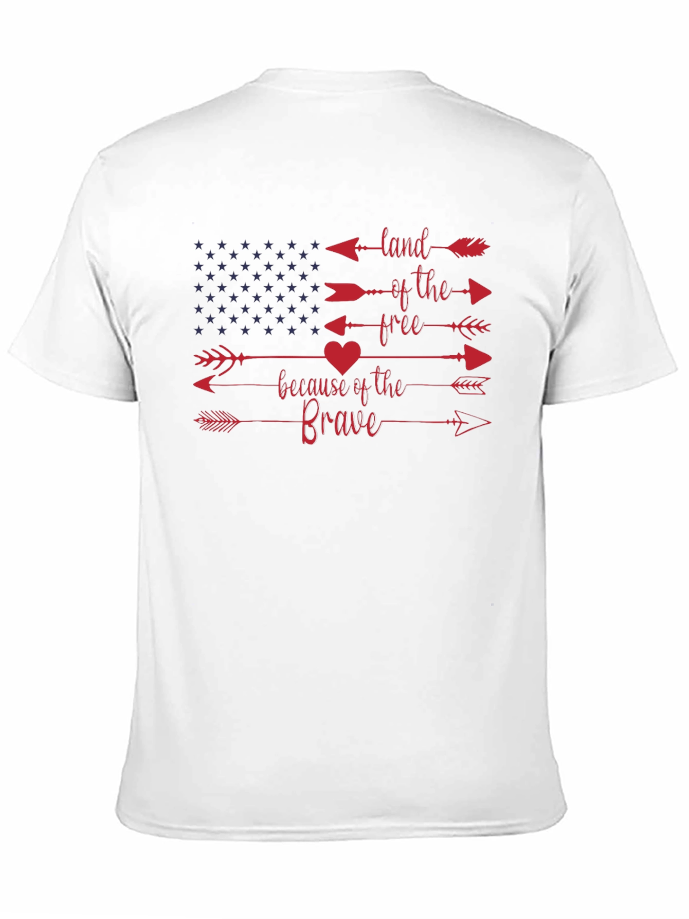 Patriotic Arrow Flag Graphic Tee