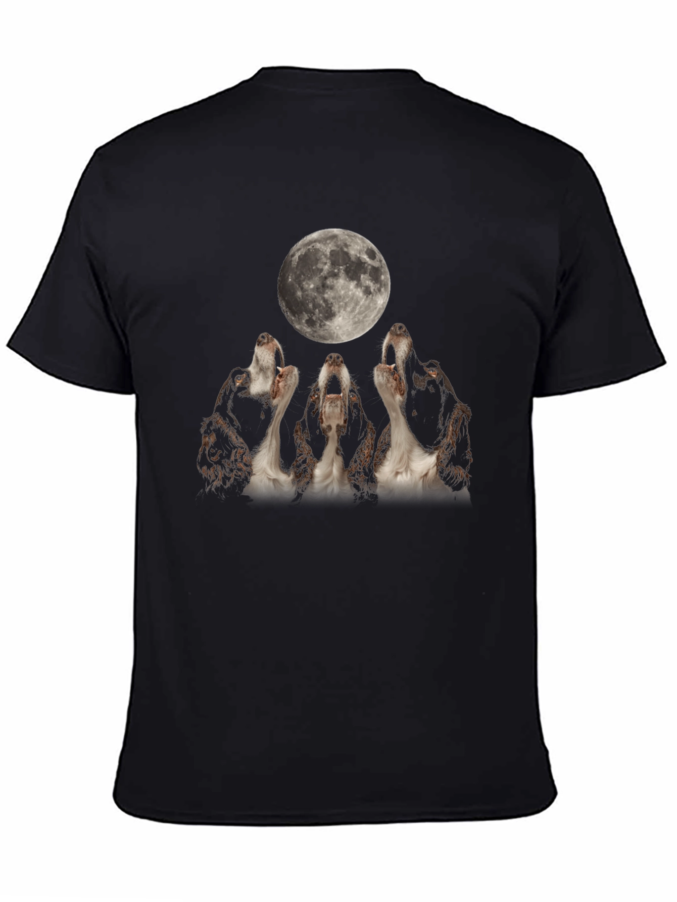 Three Dog Moon T-Shirt - Black Cotton Tee