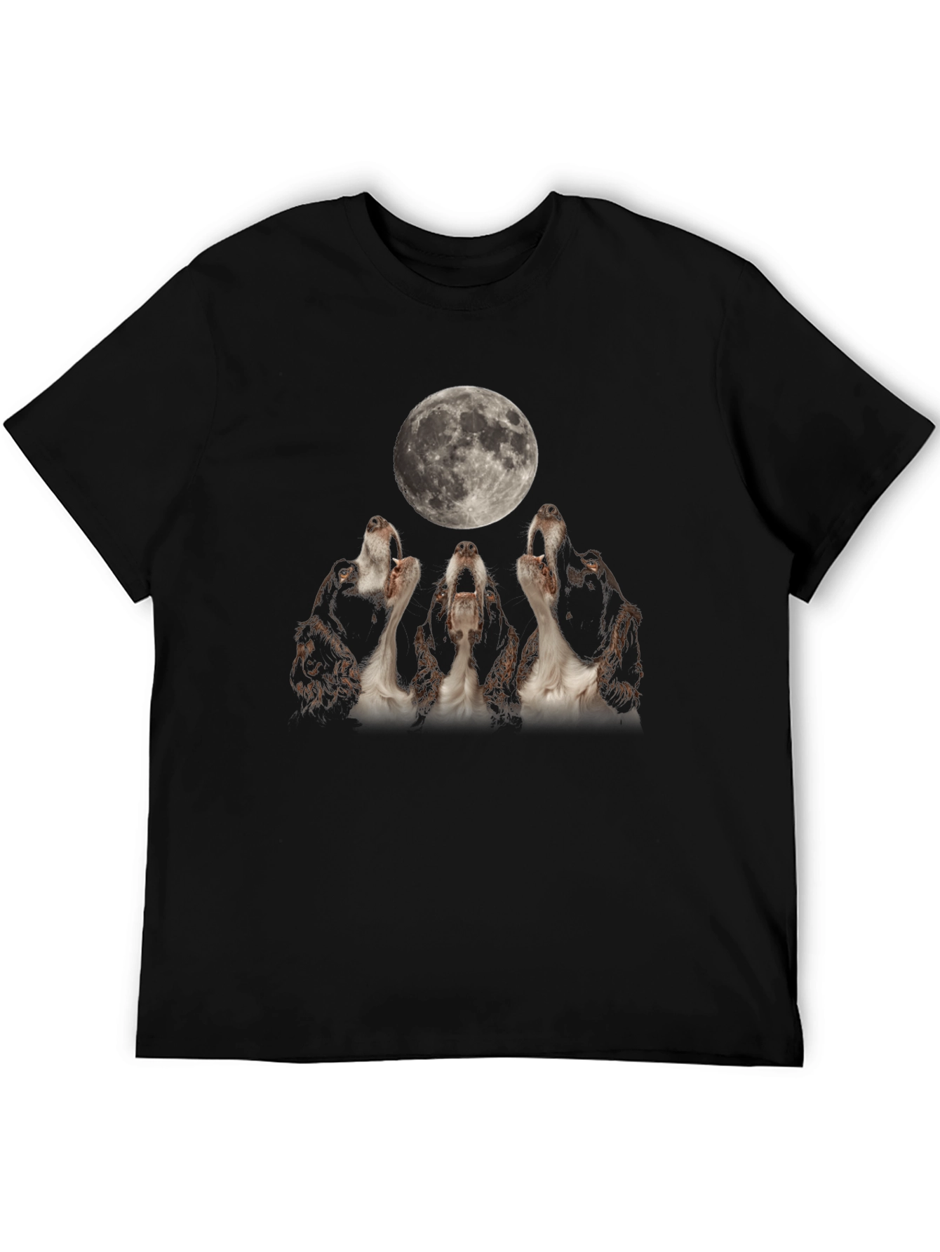 Three Dog Moon T-Shirt - Black Cotton Tee