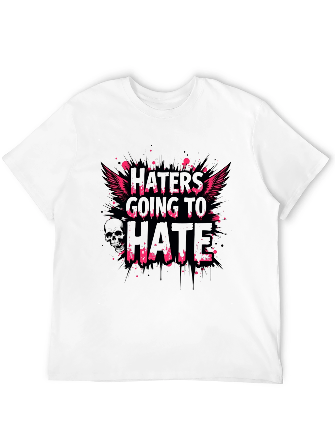Haters Going To Hate Graphic Tee - Black