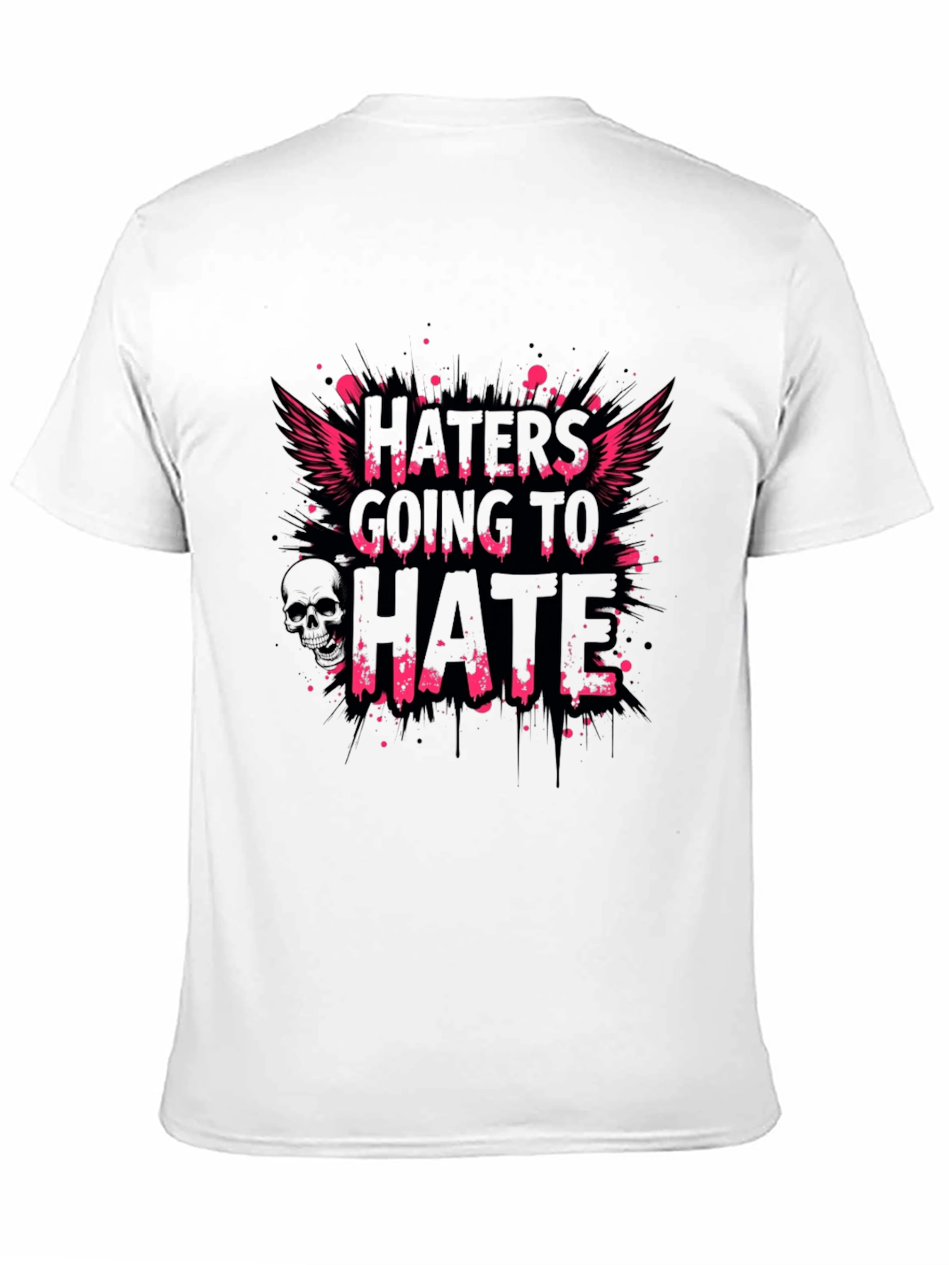 Haters Going To Hate Graphic Tee - Black