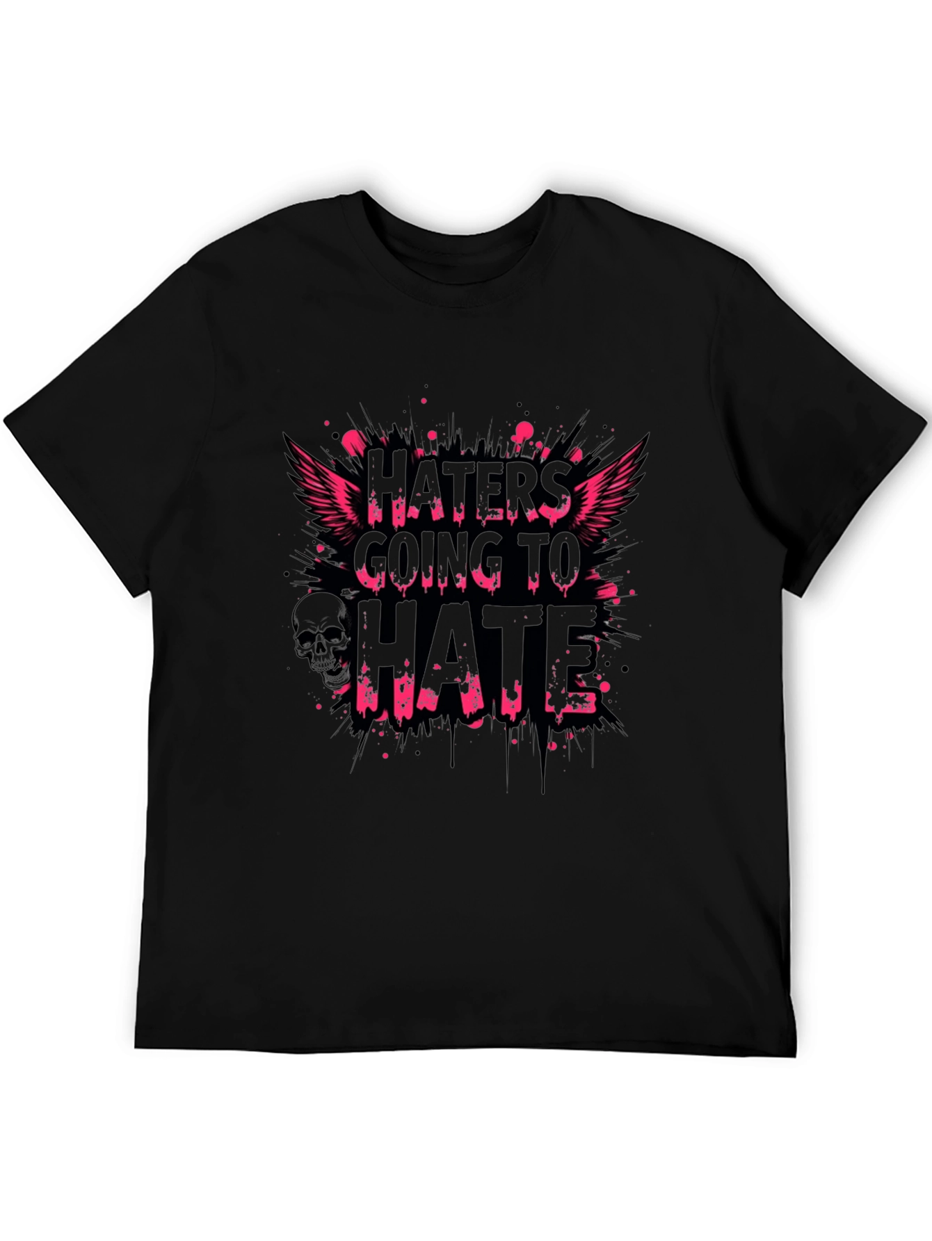 Haters Going To Hate Graphic Tee - Black