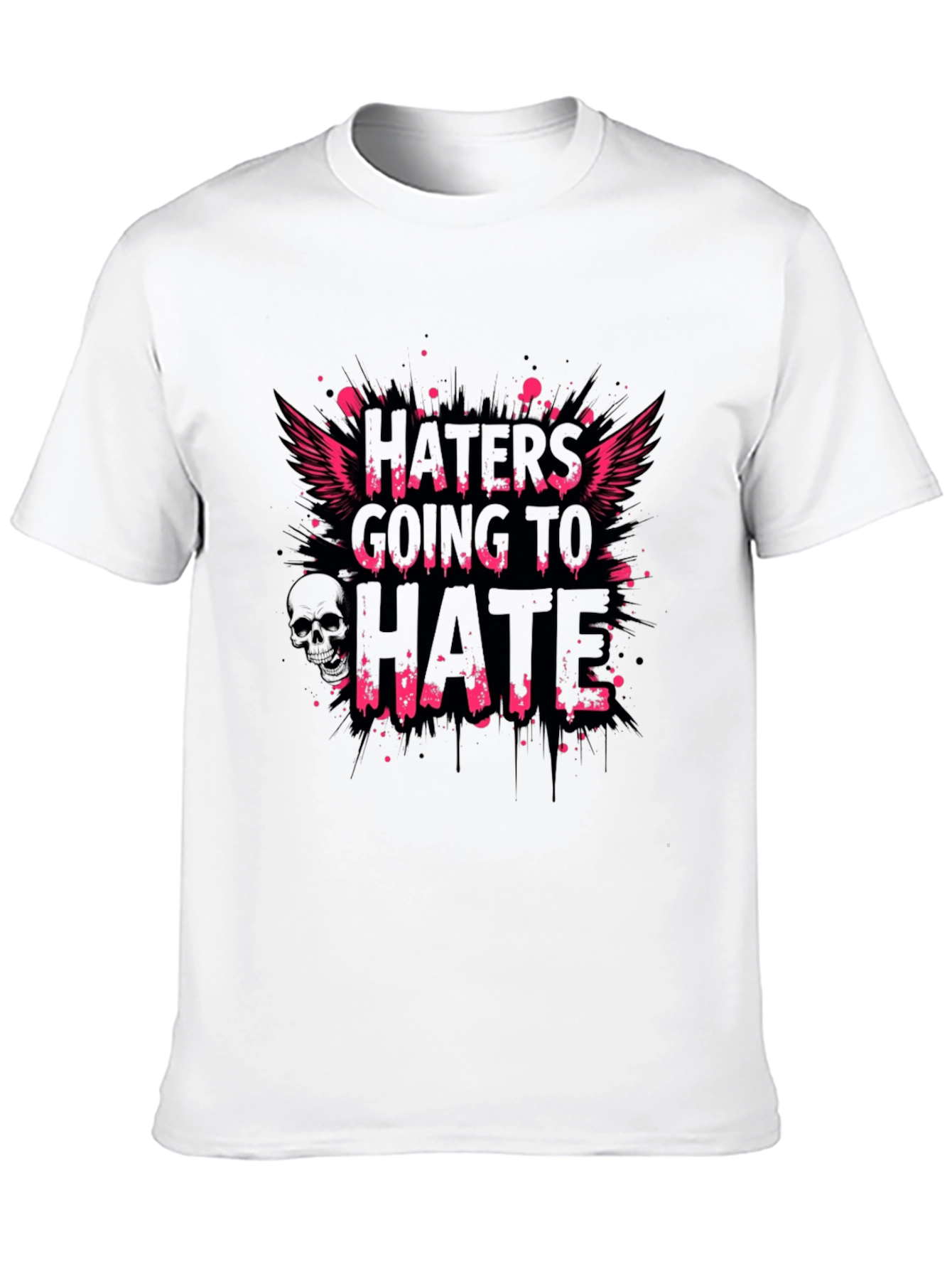 Haters Going To Hate Graphic Tee - Black