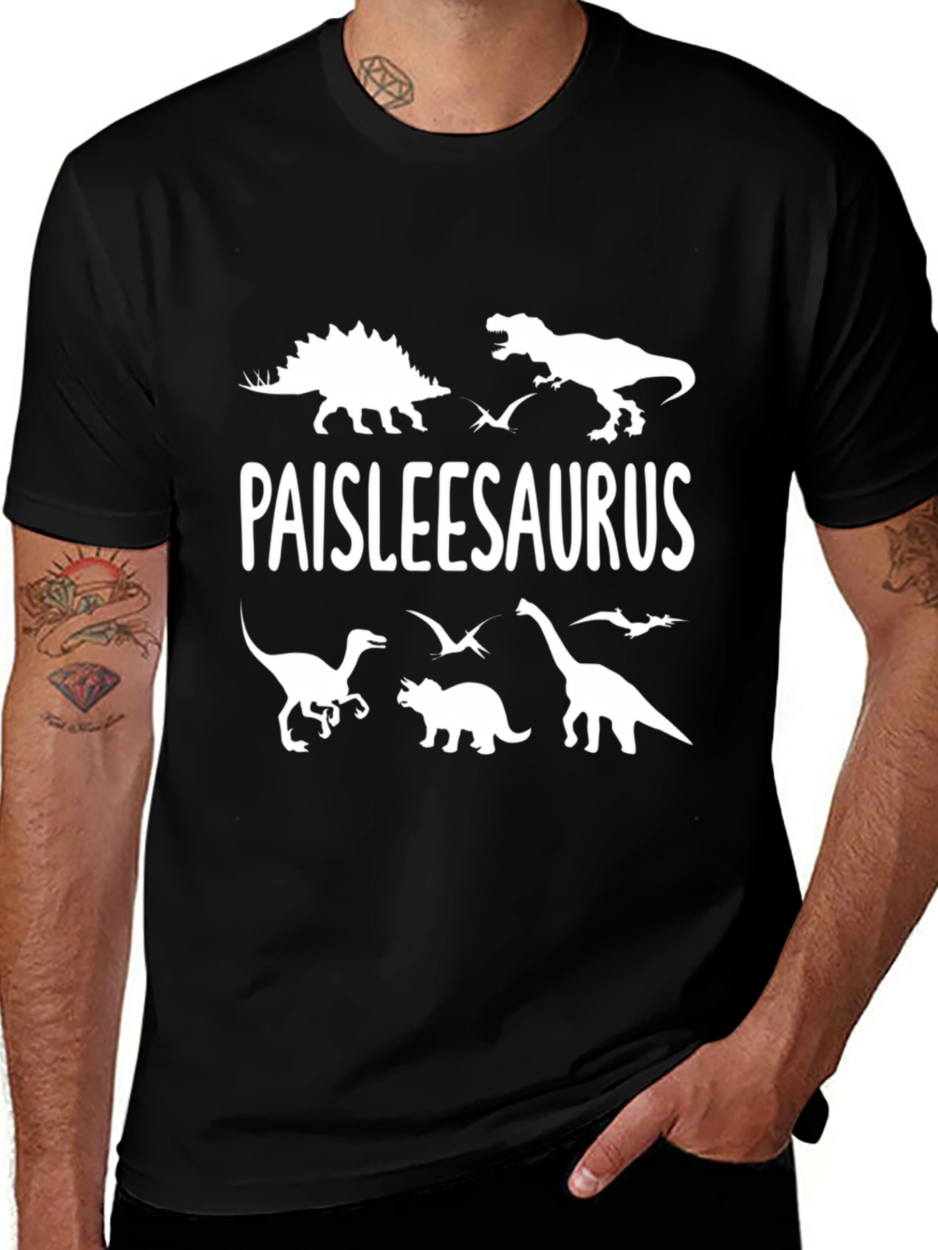 Paisleeasaurus Dinosaur Graphic Tee