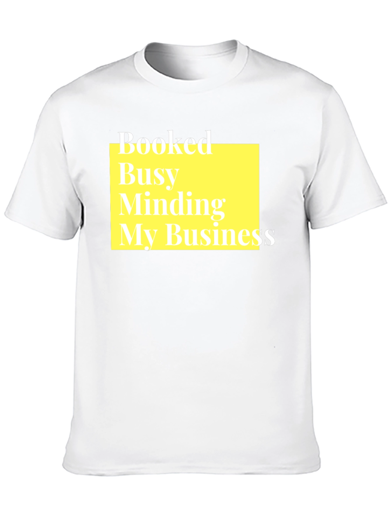 Booked Busy Minding My Business Black T-Shirt