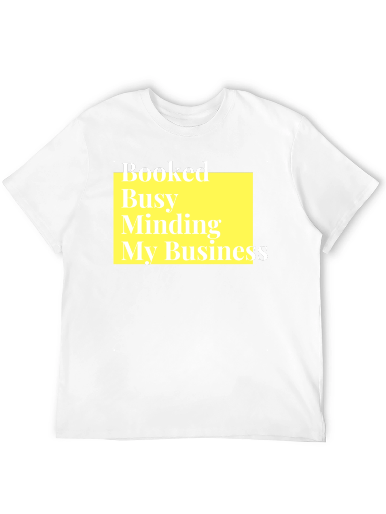 Booked Busy Minding My Business Black T-Shirt