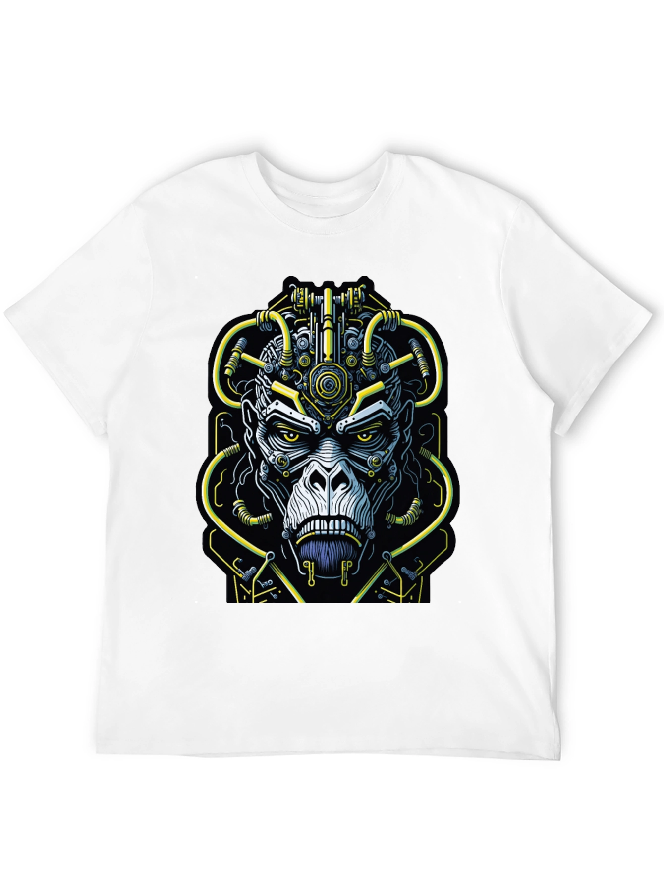 Cyber Ape Graphic Tee - Edgy Streetwear