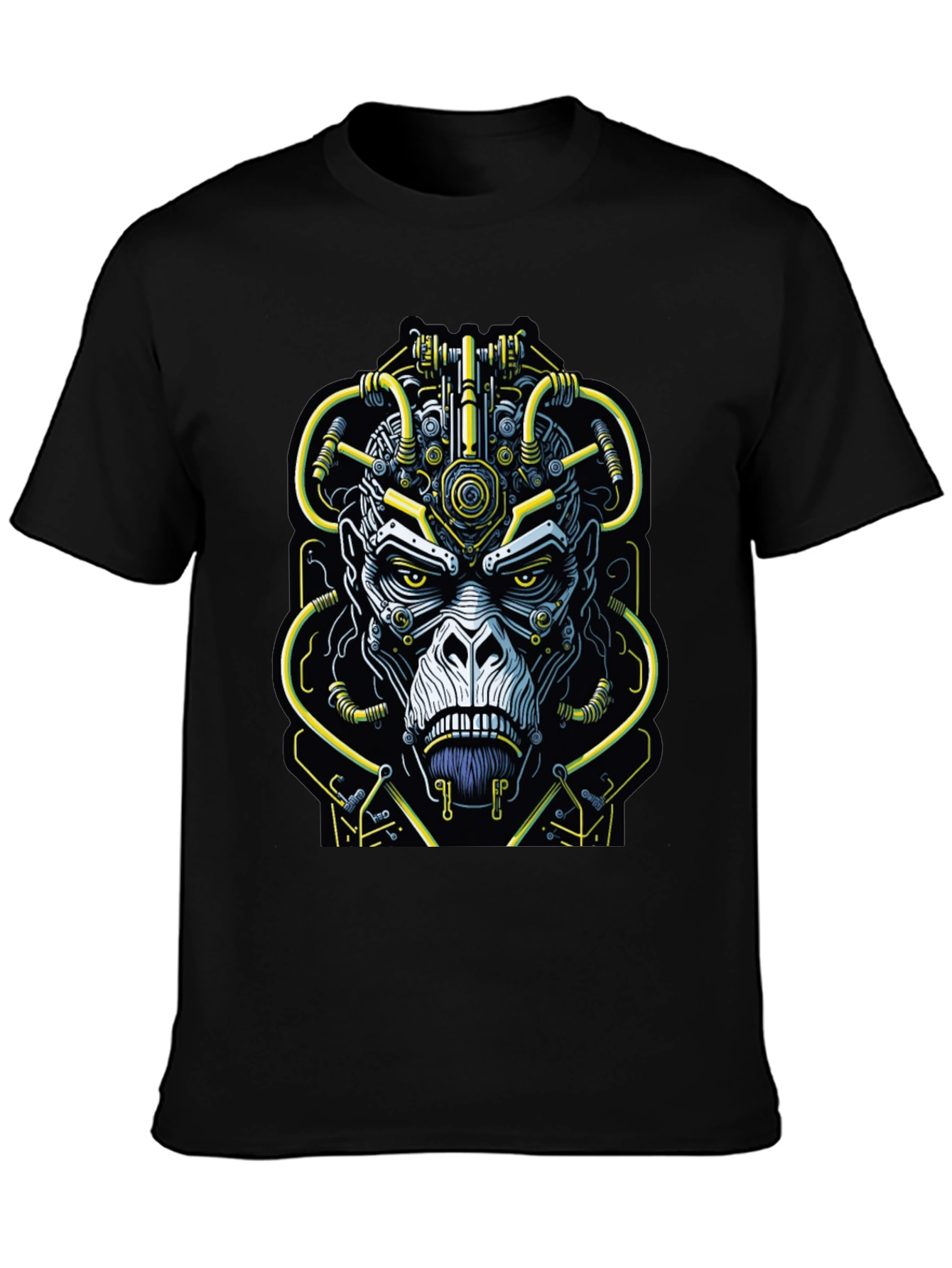 Cyber Ape Graphic Tee - Edgy Streetwear