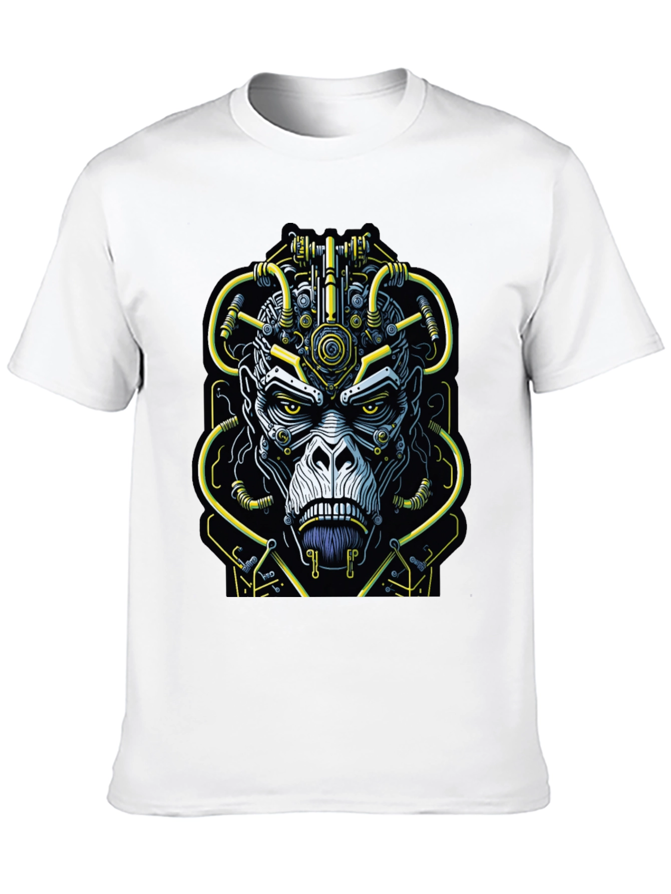 Cyber Ape Graphic Tee - Edgy Streetwear