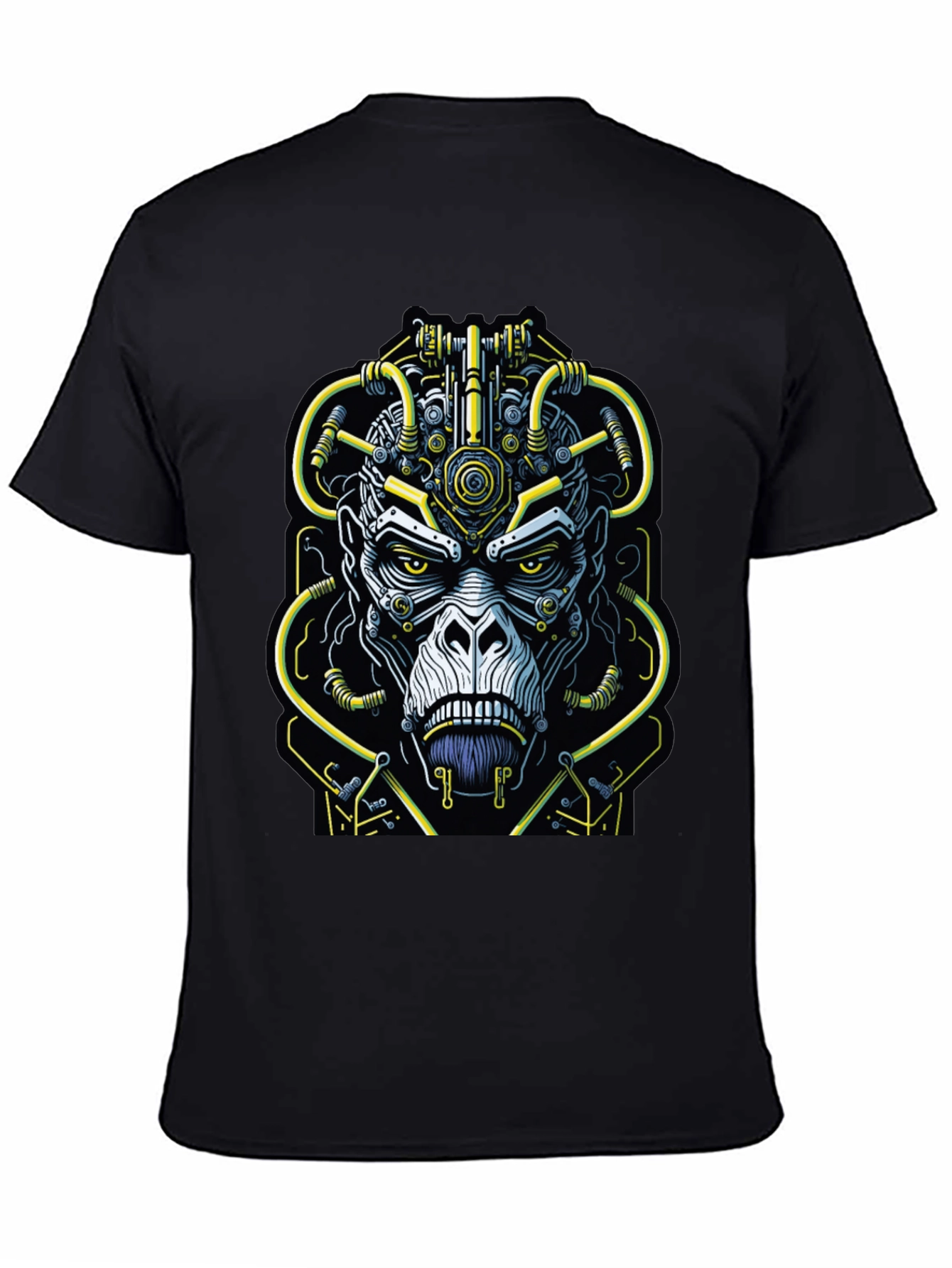 Cyber Ape Graphic Tee - Edgy Streetwear