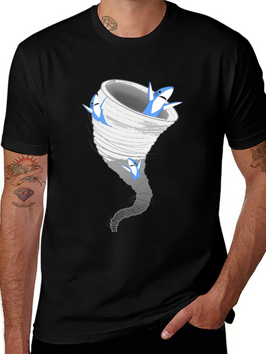 Sharknado T-Shirt - Funny Tornado Graphic Tee