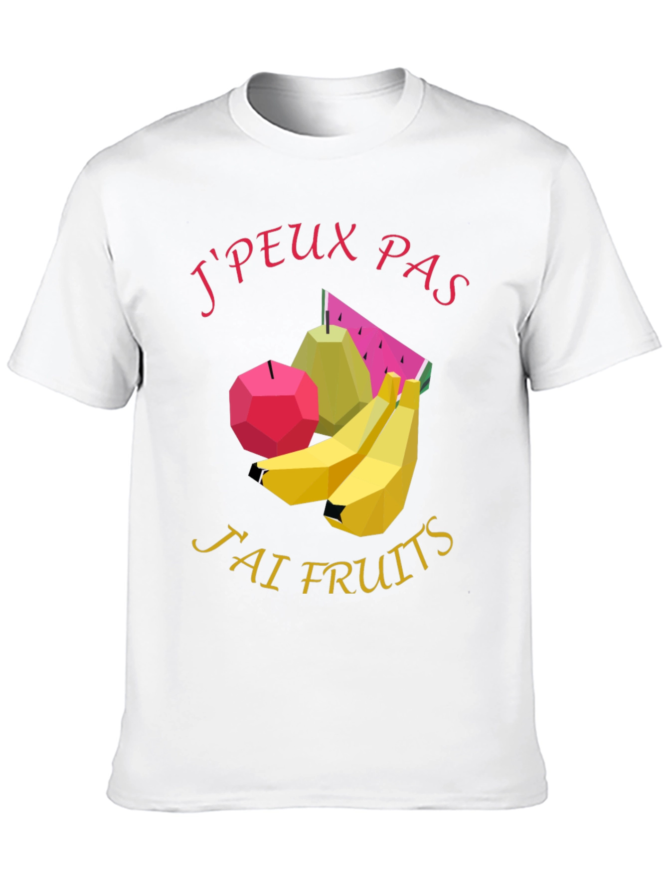 Jpeux Pas Jai Fruits Graphic Tee - Black