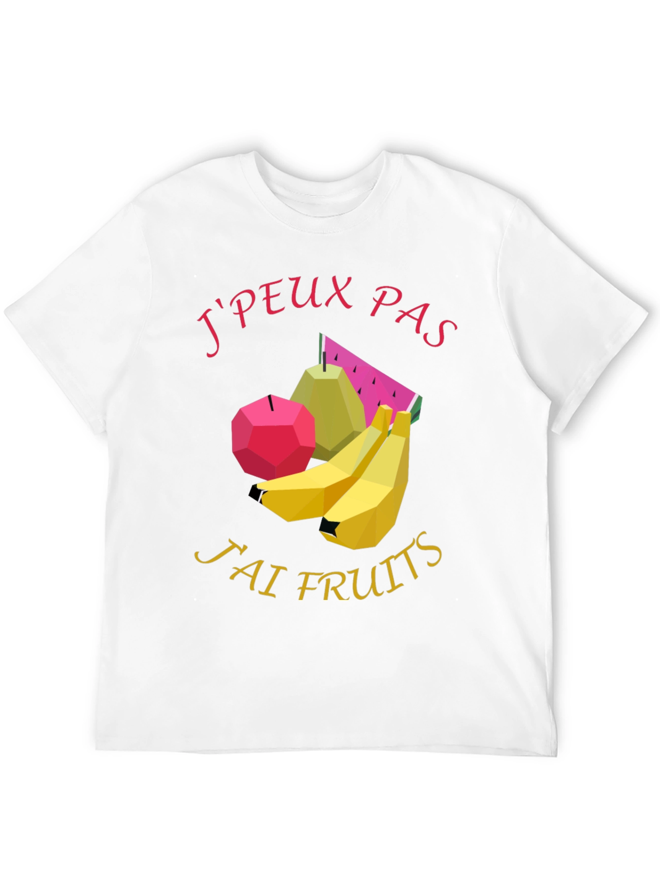 Jpeux Pas Jai Fruits Graphic Tee - Black