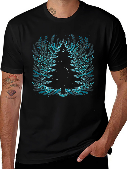 Floral Tree Graphic Tee - Unique Nature Shirt