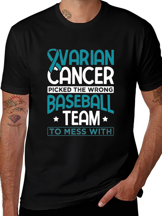 Ovarian Cancer Baseball Team T-Shirt