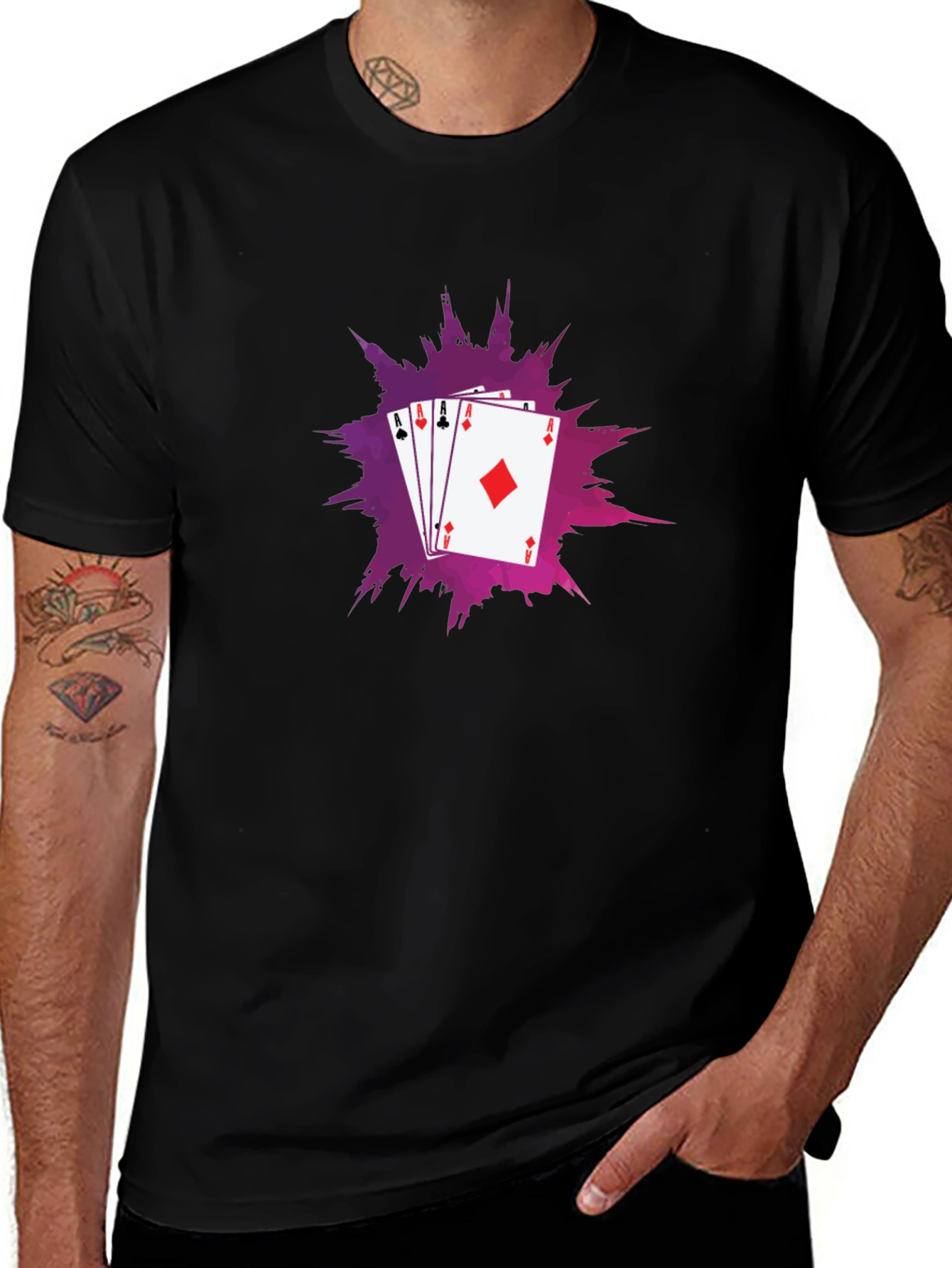 Ace Up Your Sleeve Tee - Gambling T-Shirt