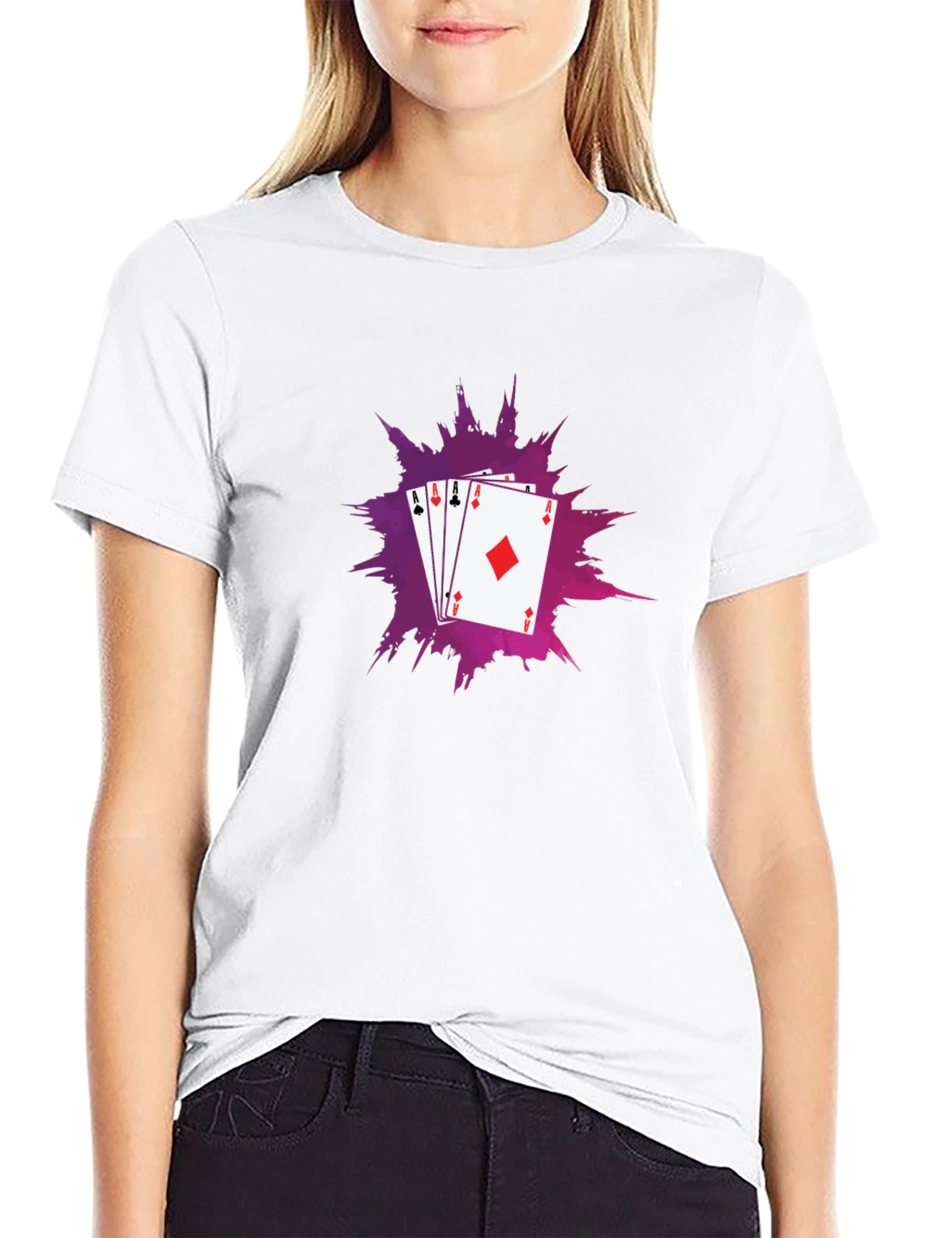 Ace Up Your Sleeve Tee - Gambling T-Shirt
