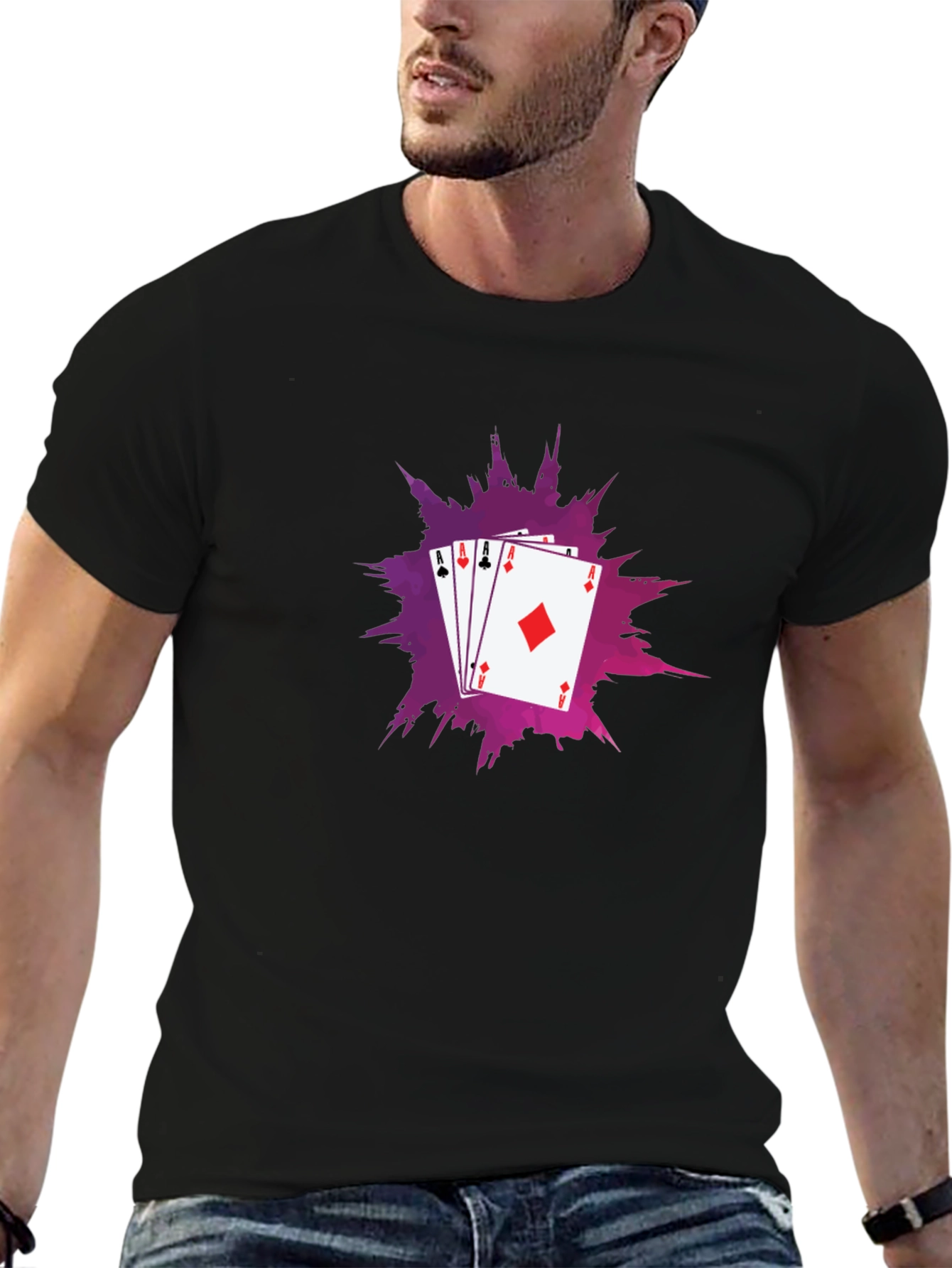 Ace Up Your Sleeve Tee - Gambling T-Shirt