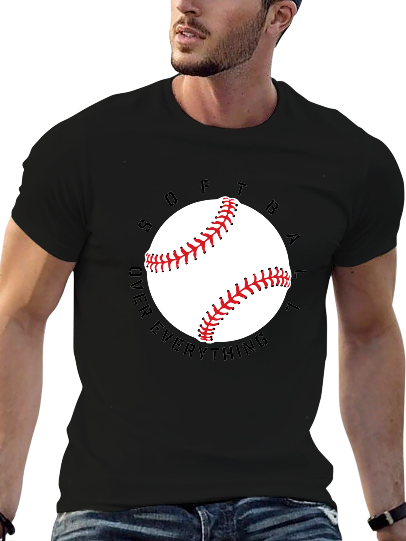 Softball Over Everything Graphic Tee