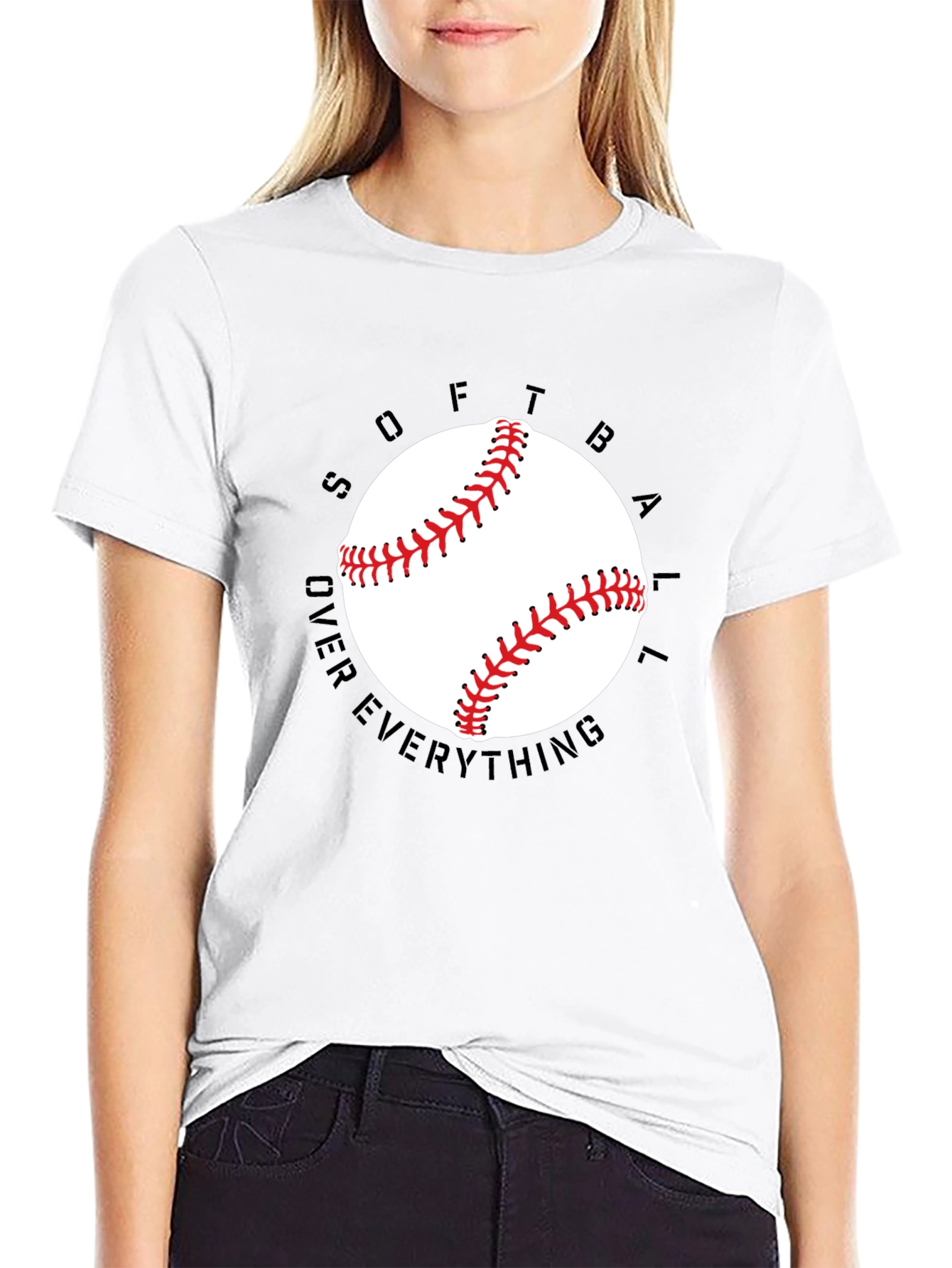 Softball Over Everything Graphic Tee