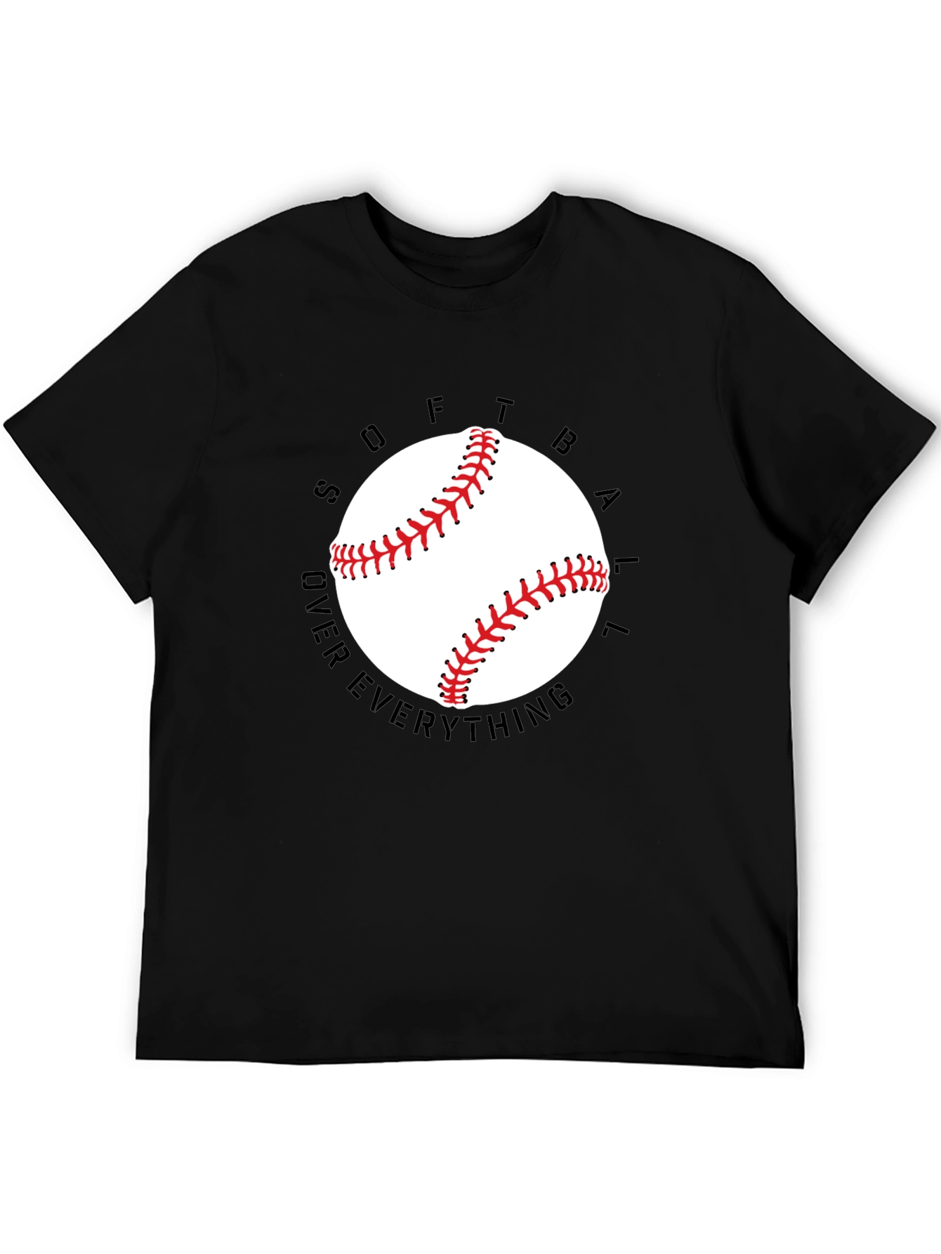 Softball Over Everything Graphic Tee
