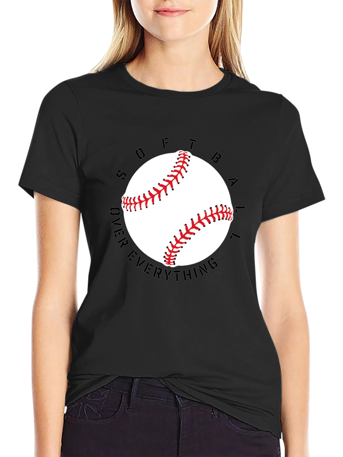 Softball Over Everything Graphic Tee