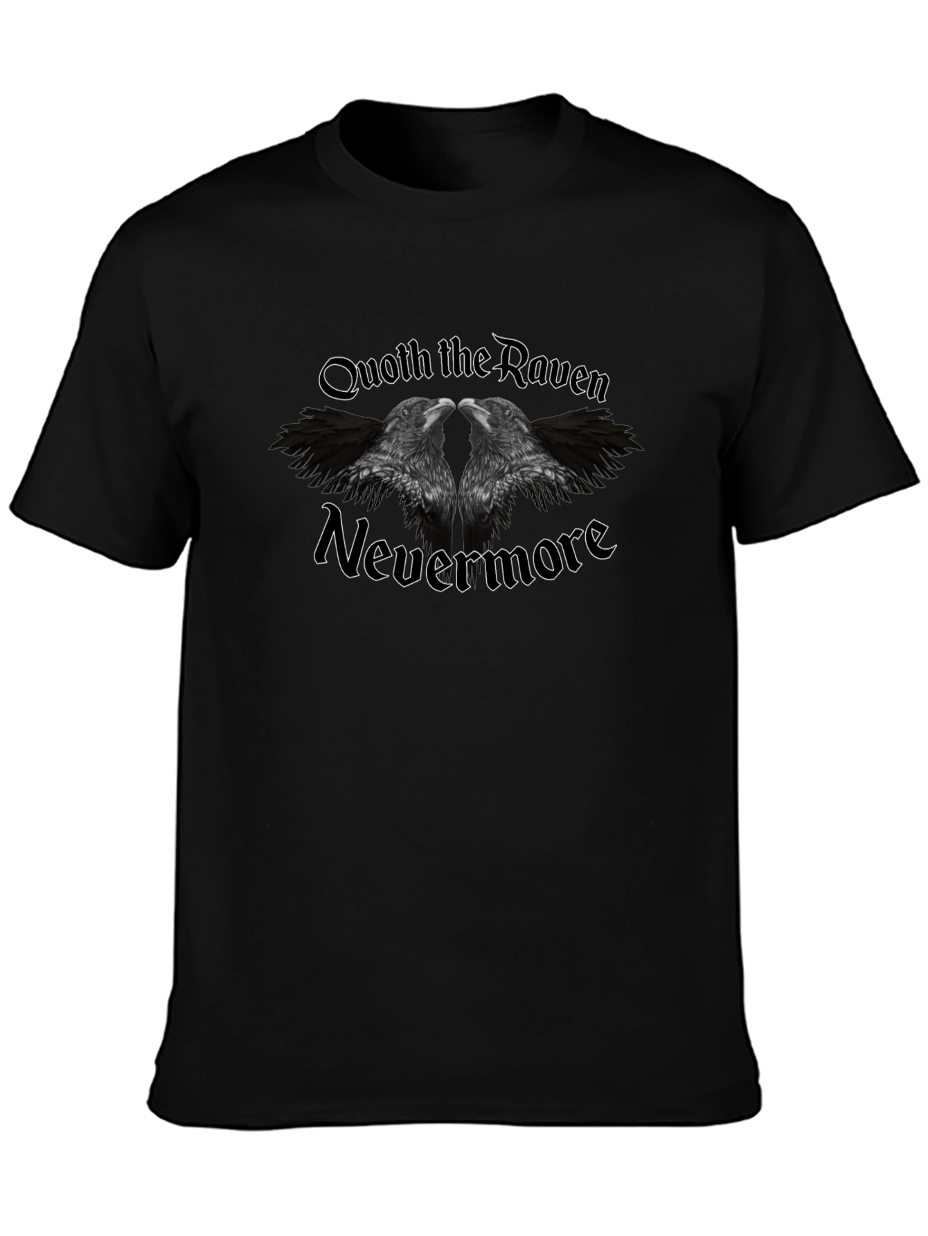 Quoth the Raven Nevermore Black T-Shirt