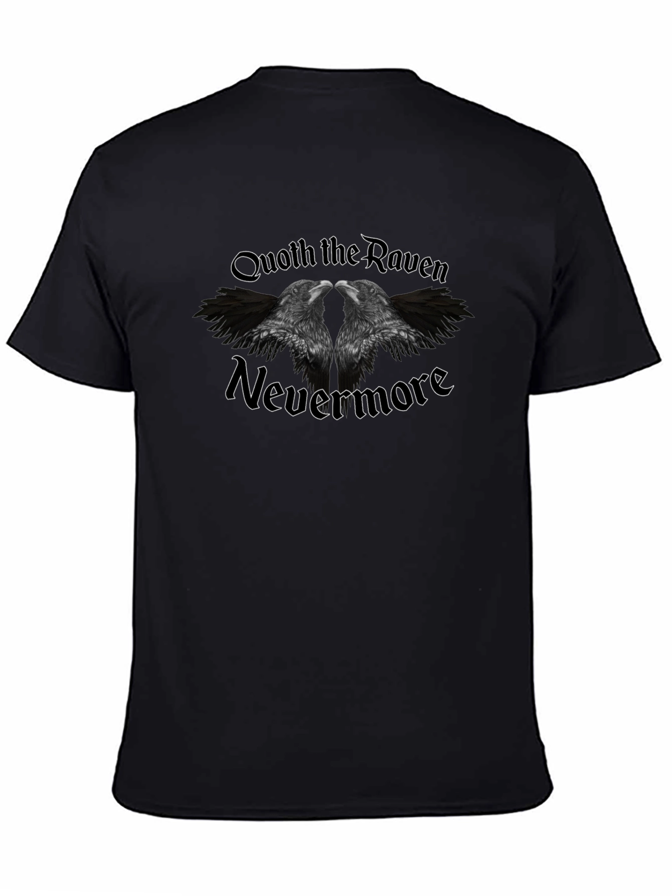 Quoth the Raven Nevermore Black T-Shirt