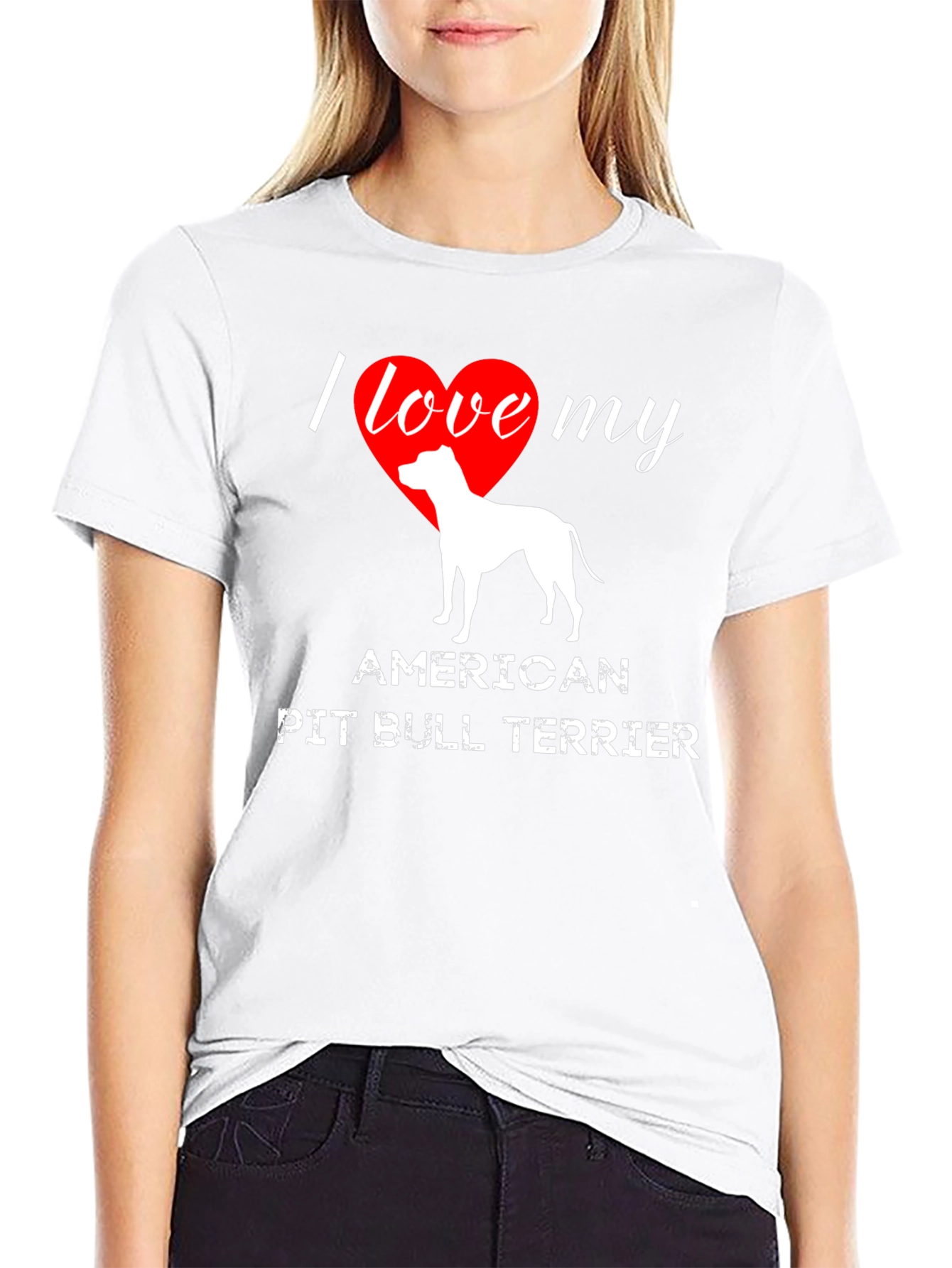 I Love My American Pit Bull Terrier T-Shirt