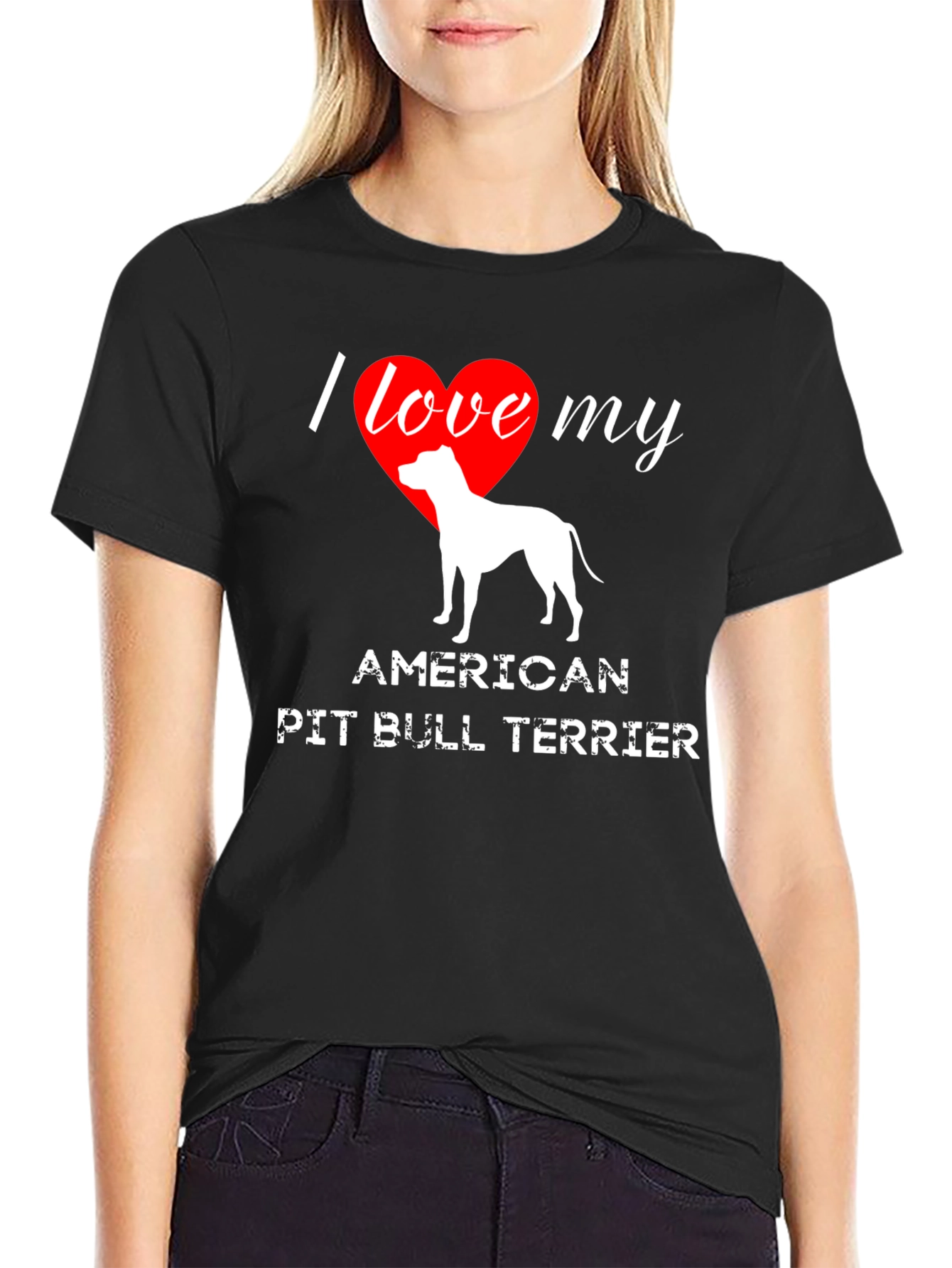 I Love My American Pit Bull Terrier T-Shirt