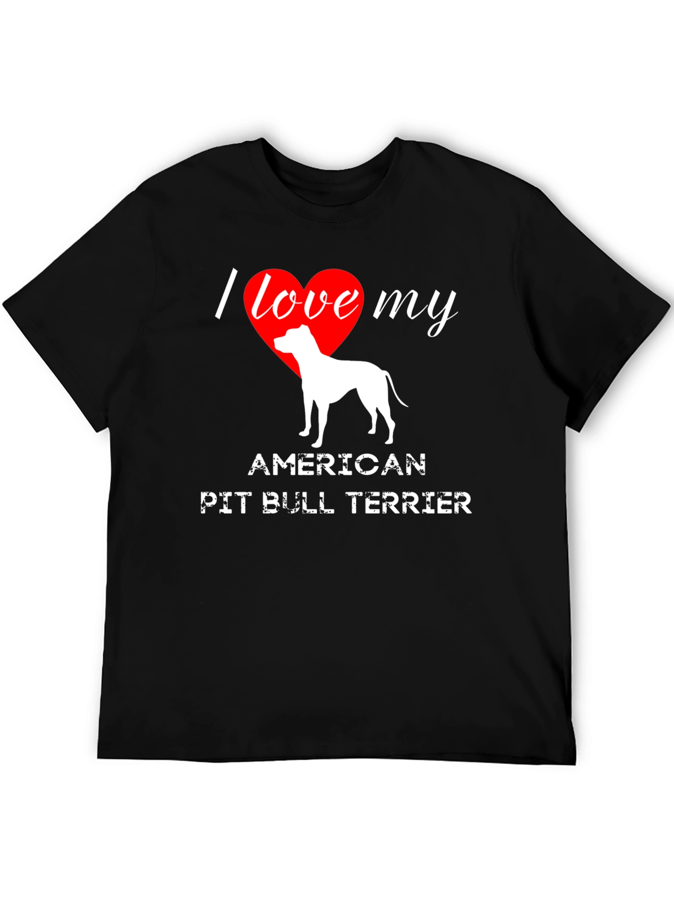 I Love My American Pit Bull Terrier T-Shirt