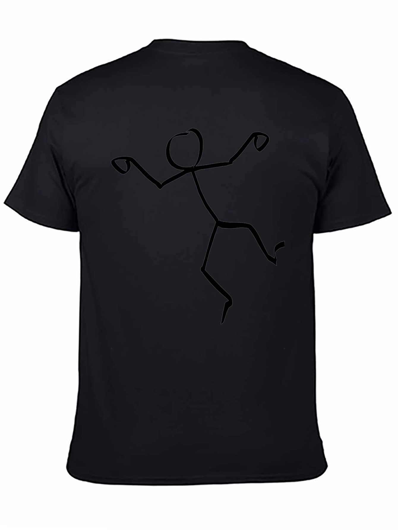 Funny Stick Figure Graphic Tee - Soft Cotton T-Shirt