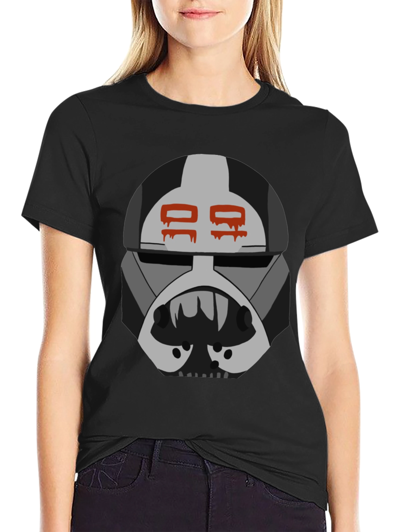 Graphic Tee: Bad Batch Hunter Helmet