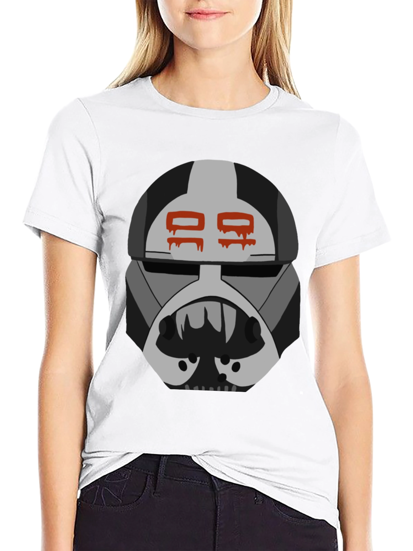 Graphic Tee: Bad Batch Hunter Helmet