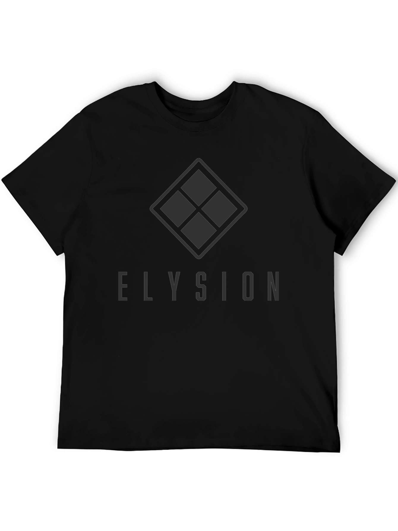 Elysion Diamond Logo Black T-Shirt
