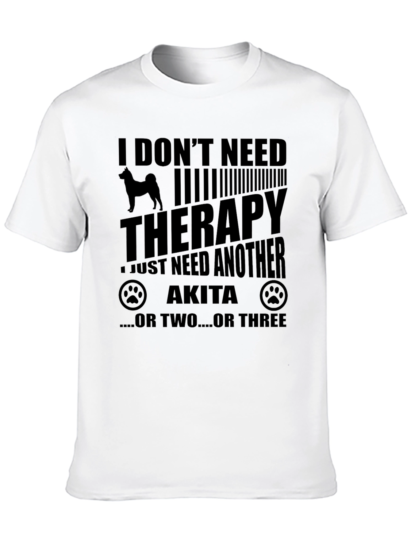 Akita Therapy T-Shirt - Dog Lover Tee
