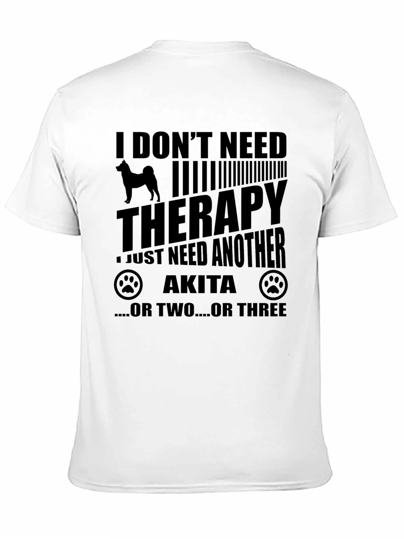 Akita Therapy T-Shirt - Dog Lover Tee