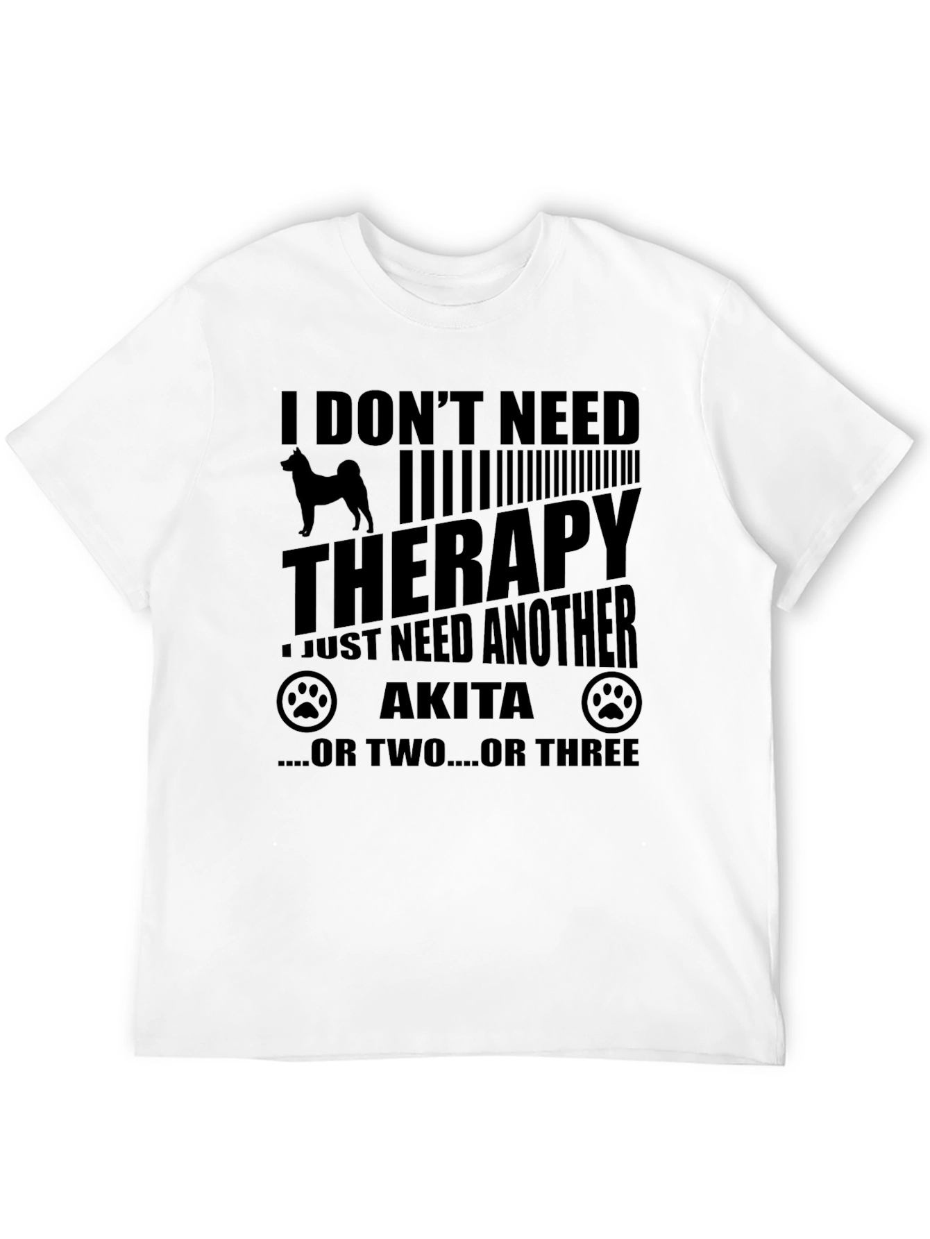 Akita Therapy T-Shirt - Dog Lover Tee