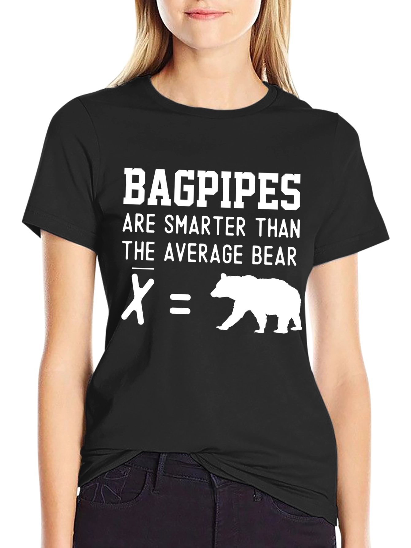 Bagpipes Smarter Than Average Bear T-Shirt