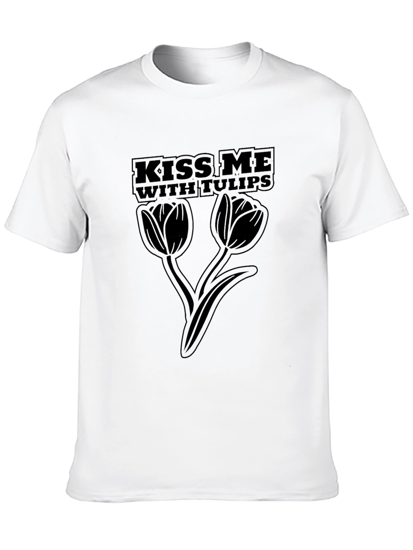 Kiss Me With Tulips Graphic Tee